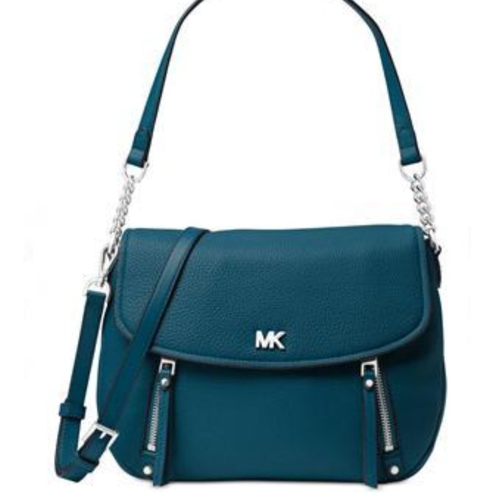 Michael Kors Evie Pebble Leather Shoulder Bag
